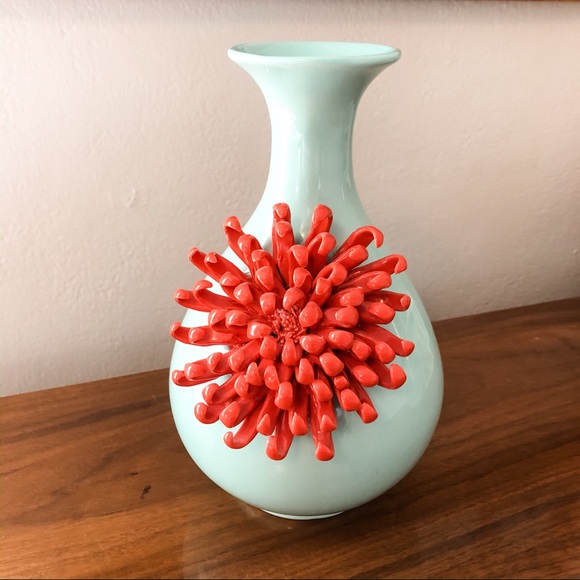 Anthropologie Other - Anthropologie Curvy Chrysanthemum Vase Rare